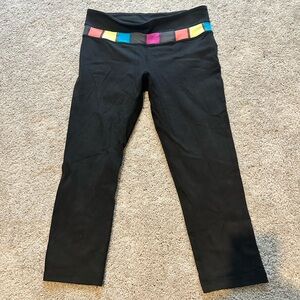 Lululemon capri leggings black size 6